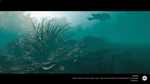 Loading screenshot of Far Cry New Dawn video game interface.