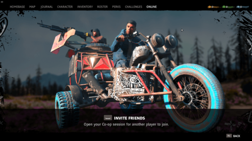Online screenshot of Far Cry New Dawn video game interface.