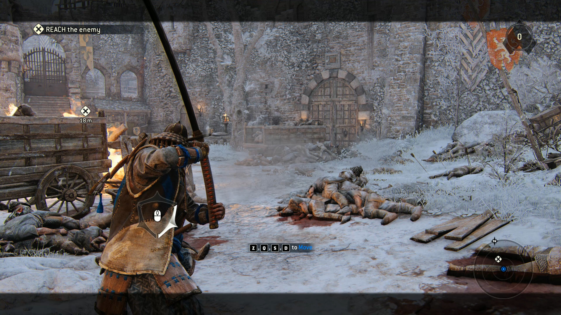 Reach the enemy screenshot of For Honor video game interface.