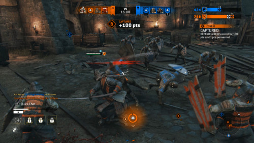 Zone captured screenshot of For Honor video game interface.