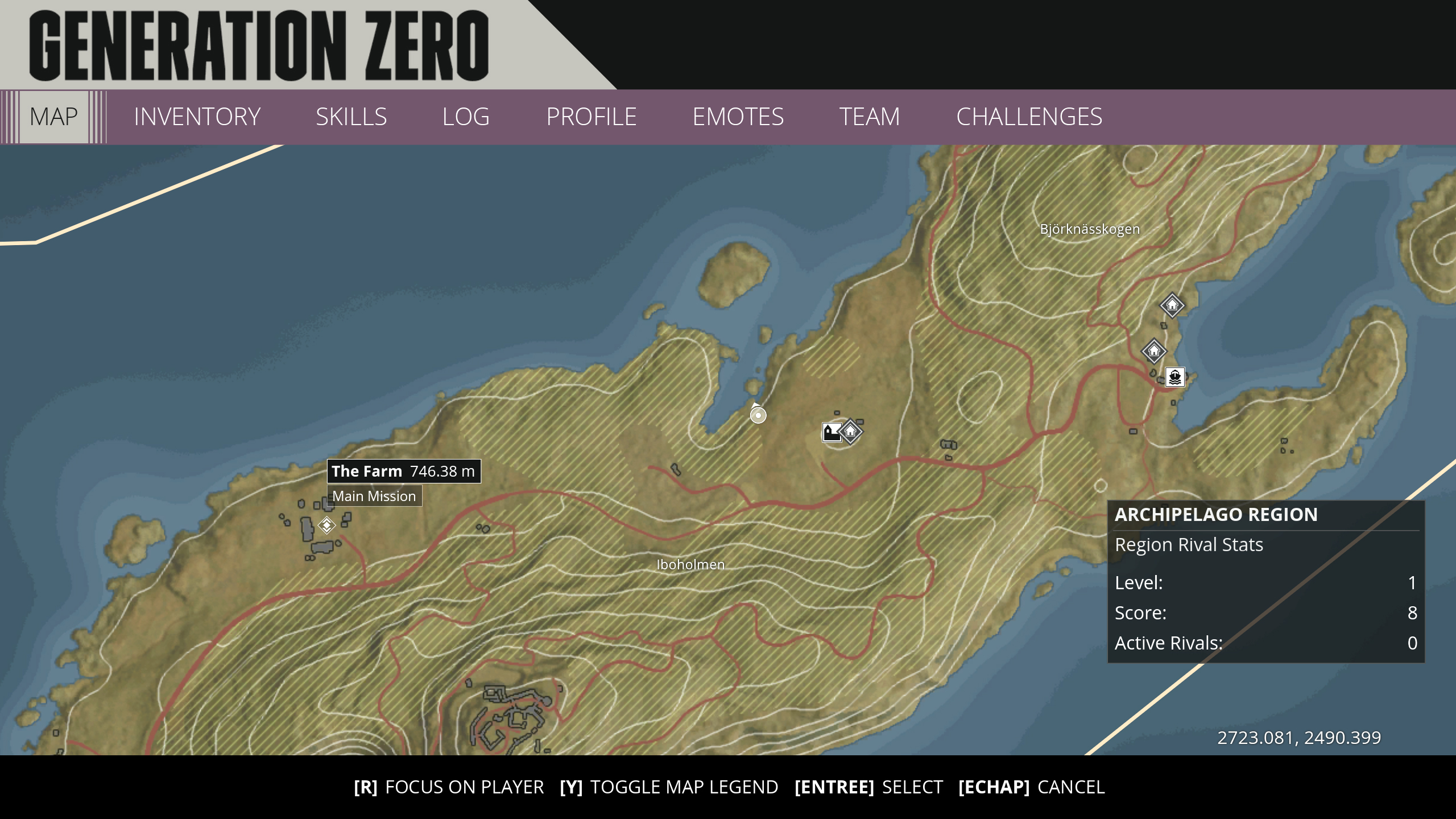 map of all locations in generation zero