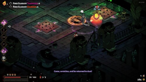 In game screenshot of Hades video game interface.