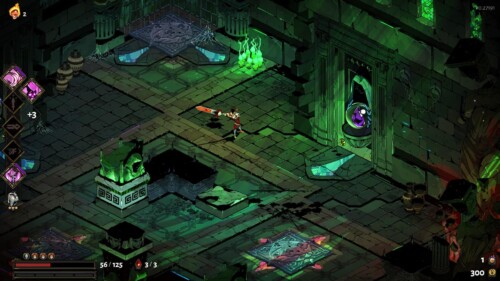 In game screenshot of Hades video game interface.
