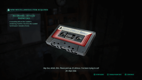 Confirmation screenshot of Hell is Us video game interface.