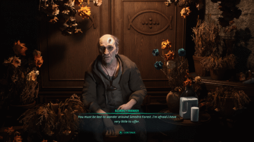 Dialogue screenshot of Hell is Us video game interface.