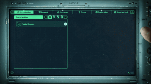 Investigation screenshot of Hell is Us video game interface.