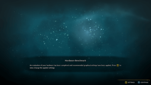 Confirmation screenshot of Hogwarts Legacy video game interface.
