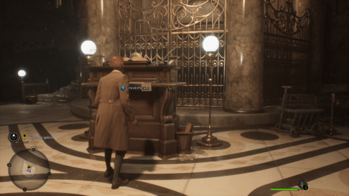 Interact screenshot of Hogwarts Legacy video game interface.
