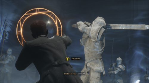 Interact screenshot of Hogwarts Legacy video game interface.