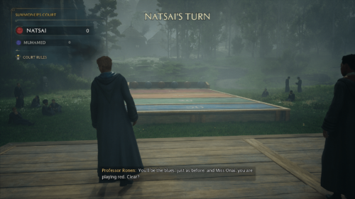 Mini Game screenshot of Hogwarts Legacy video game interface.