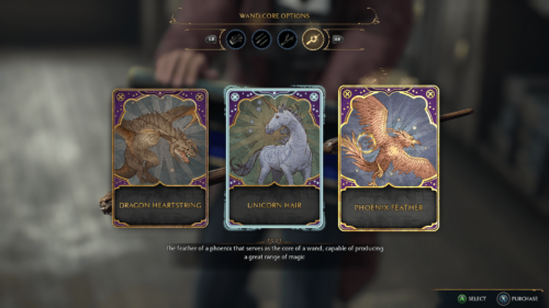 Store screenshot of Hogwarts Legacy video game interface.