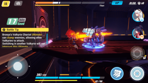 Battle tip screenshot of Honkai Impact 3rd video game interface.