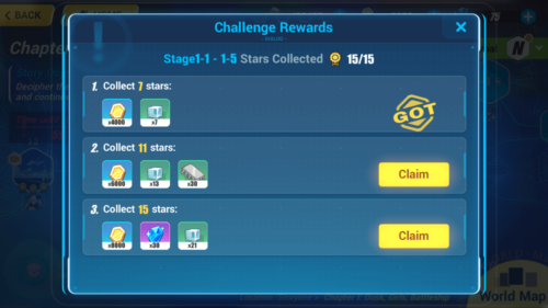Challenge Rewards screenshot of Honkai Impact 3rd video game interface.