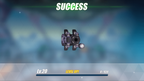 Enhance success screenshot of Honkai Impact 3rd video game interface.