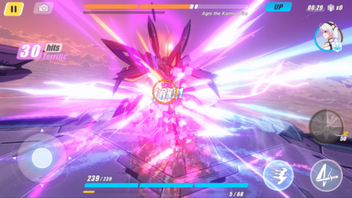 Fight screenshot of Honkai Impact 3rd video game interface.