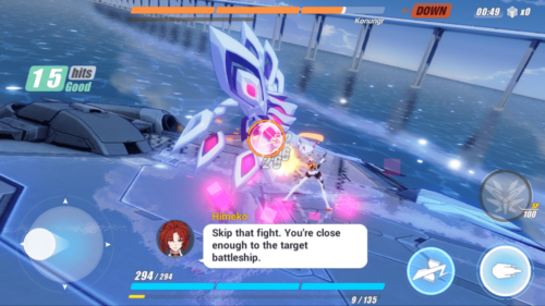 Target screenshot of Honkai Impact 3rd video game interface.
