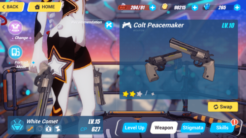 Weapon screenshot of Honkai Impact 3rd video game interface.
