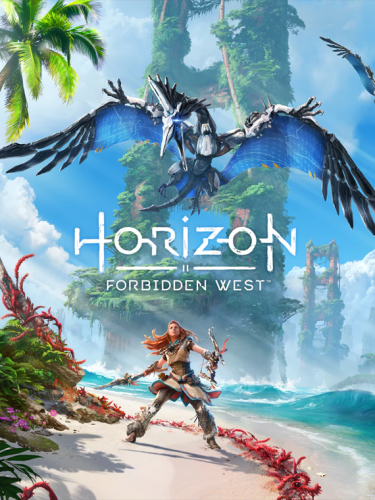 Cover media of Horizon Forbidden West video game.