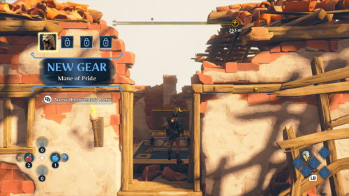 Celebration screenshot of Immortals Fenyx Rising video game interface.