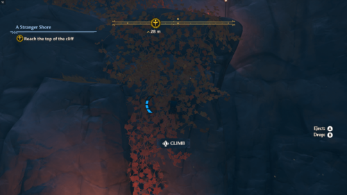 Interact screenshot of Immortals Fenyx Rising video game interface.