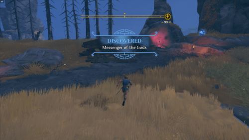 Quest screenshot of Immortals Fenyx Rising video game interface.