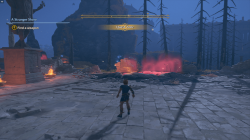 Quest screenshot of Immortals Fenyx Rising video game interface.