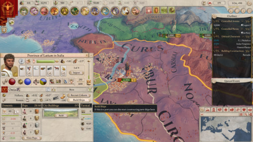 Province stats screenshot of Imperator: Rome video game interface.