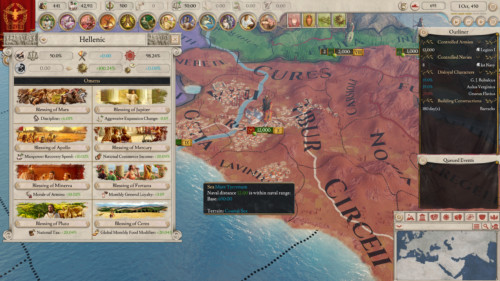 Religion screenshot of Imperator: Rome video game interface.