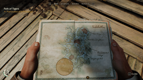 Map screenshot of Indiana Jones and the Great Circle video game interface.