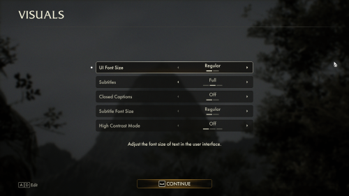 Visuals screenshot of Indiana Jones and the Great Circle video game interface.