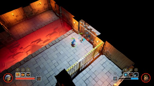 Isometric Gameplay - Single Character Death screenshot of It Takes Two video game interface.