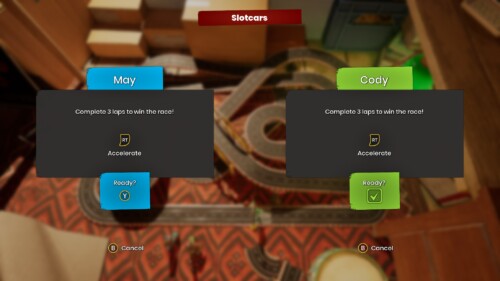 PvP Game screenshot of It Takes Two video game interface.