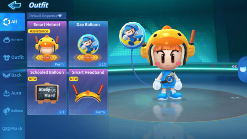 Outfit screenshot of KartRider Rush+ video game interface.