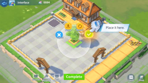 Place item screenshot of KartRider Rush+ video game interface.
