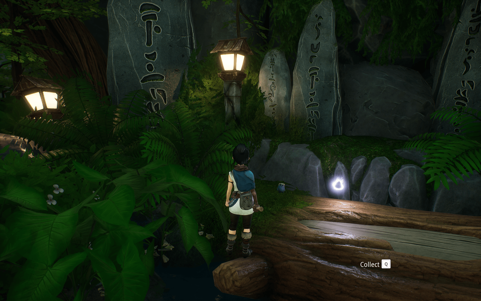 Hint screenshot of Kena: Bridge of Spirits video game interface.