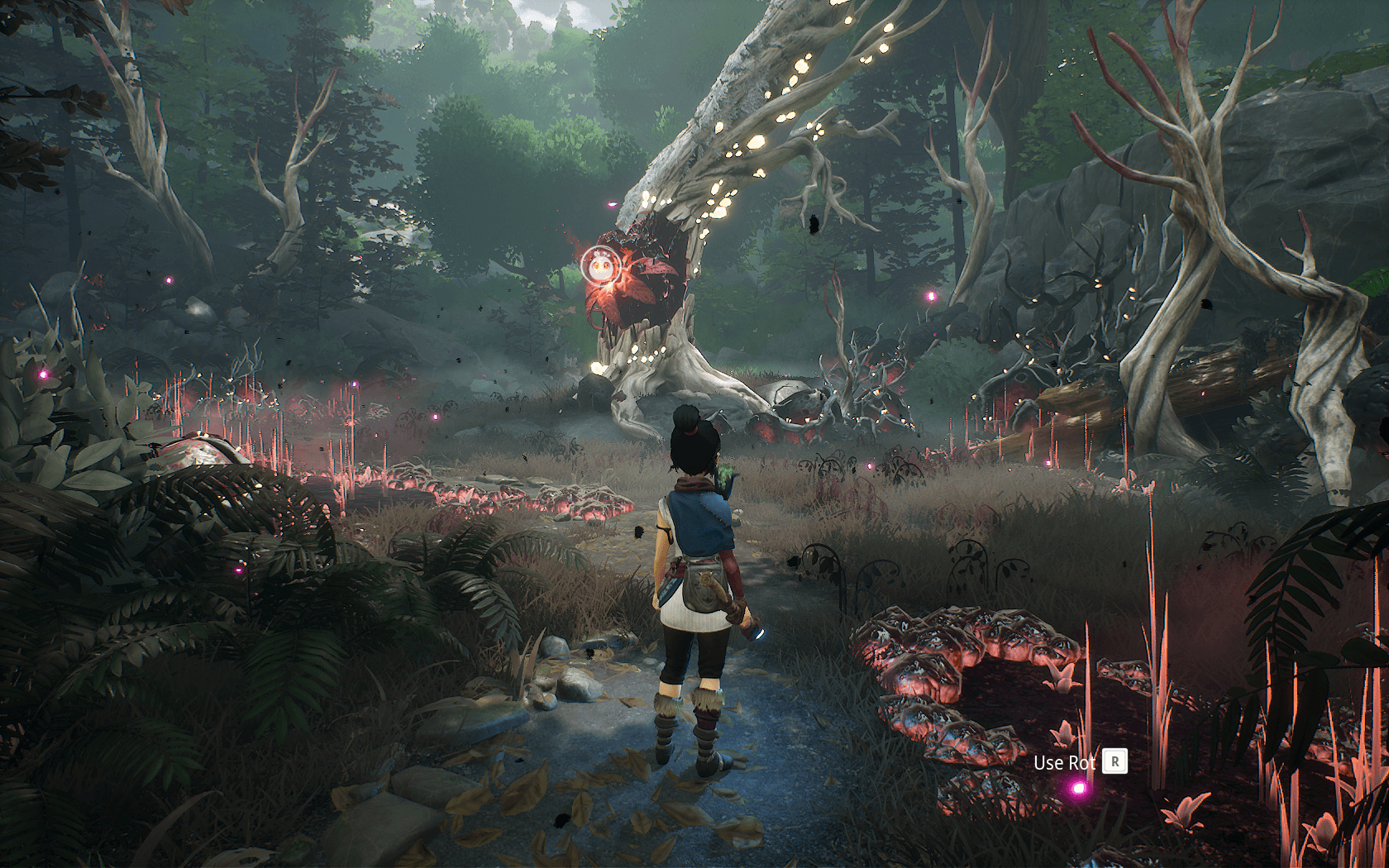 HUD screenshot of Kena: Bridge of Spirits video game interface.