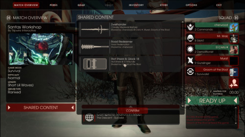 Shared content screenshot of Killing Floor 2 video game interface.