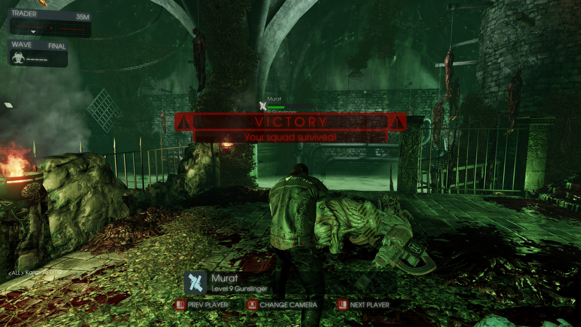Spectacting screenshot of Killing Floor 2 video game interface.
