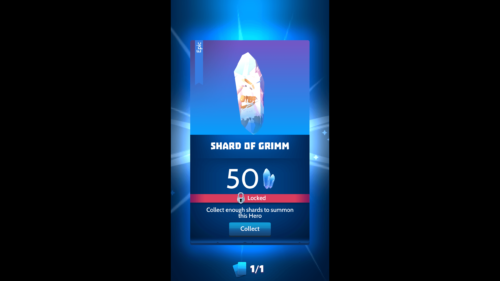 Shard screenshot of Knighthood video game interface.