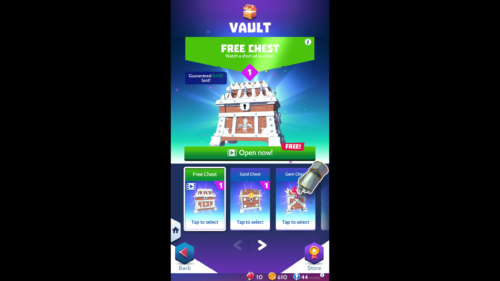 Vault screenshot of Knighthood video game interface.