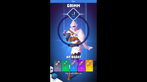 XP boost screenshot of Knighthood video game interface.