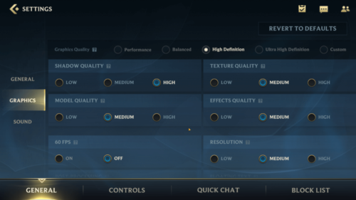 Graphics screenshot of League of Legends: Wild Rift video game interface.
