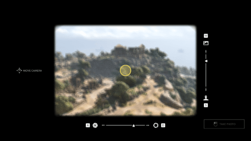 Camera screenshot of Mafia: The Old Country video game interface.