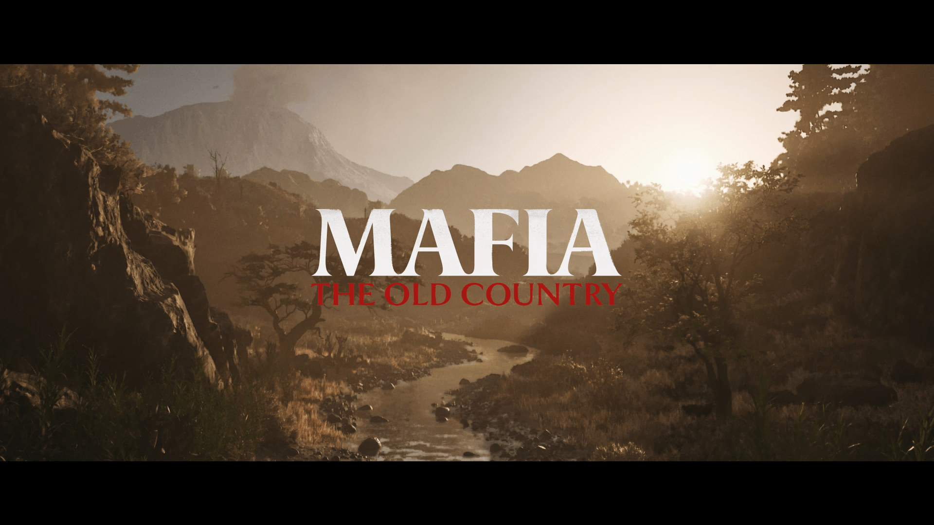 Logo screenshot of Mafia: The Old Country video game interface.