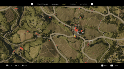 Map screenshot of Mafia: The Old Country video game interface.