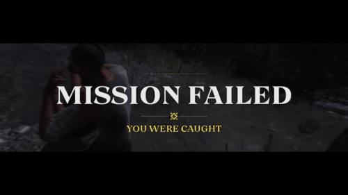 Mission Failed screenshot of Mafia: The Old Country video game interface.