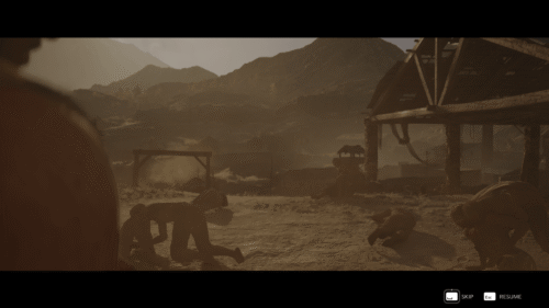 Pause screenshot of Mafia: The Old Country video game interface.