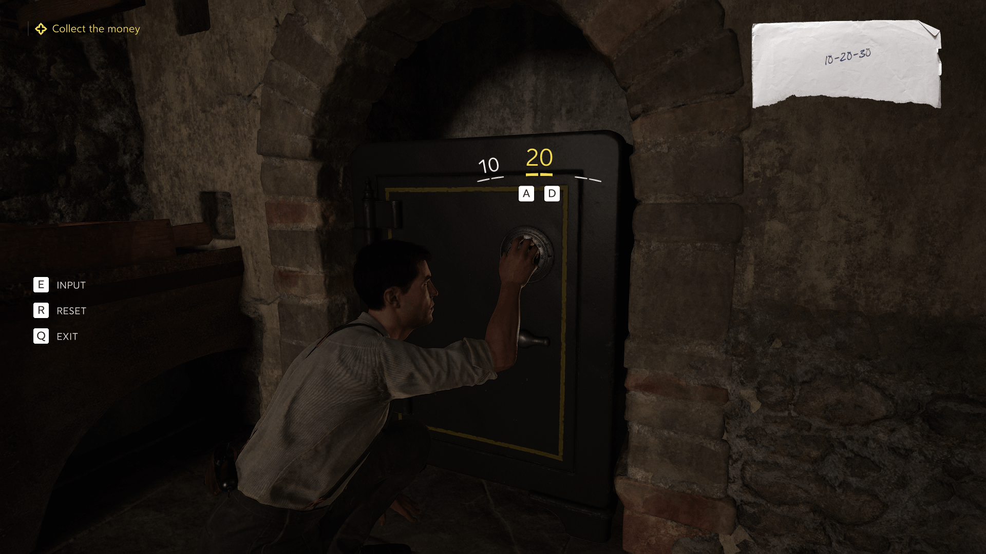 Safe screenshot of Mafia: The Old Country video game interface.