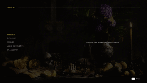 Settings screenshot of Mafia: The Old Country video game interface.