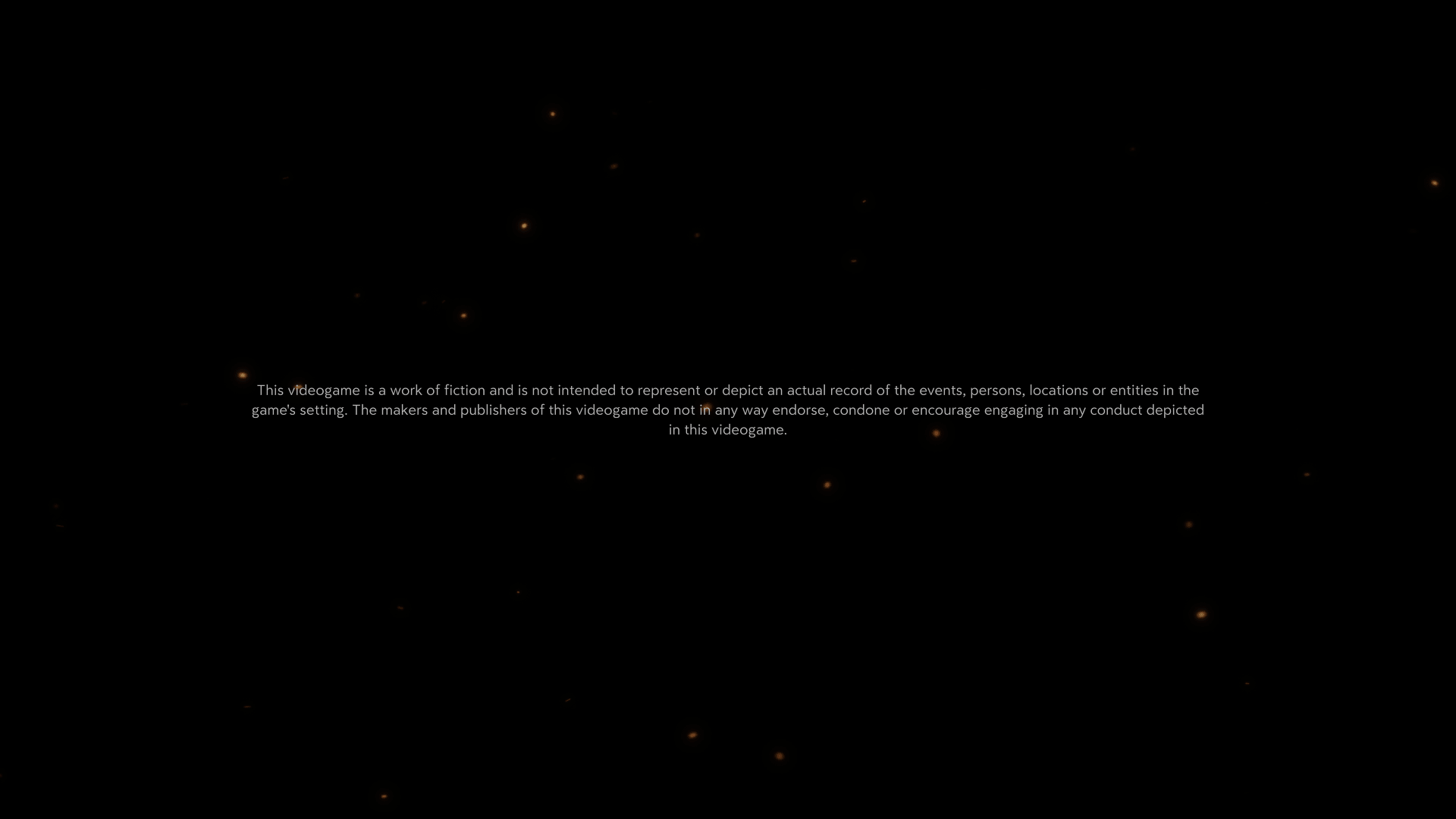 Warning screenshot of Mafia: The Old Country video game interface.